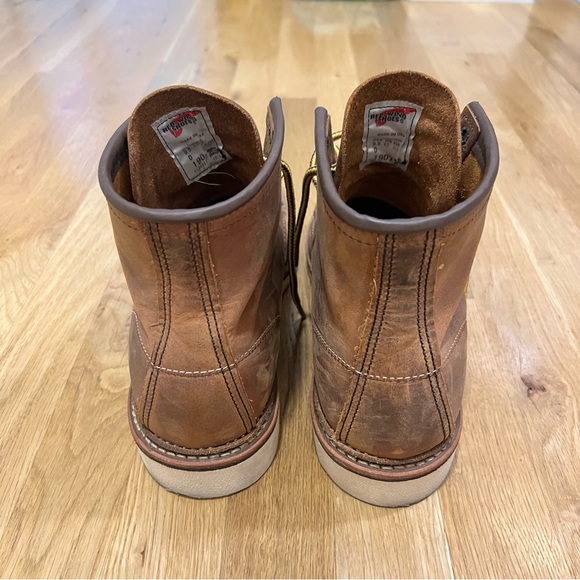 Red Wing CLASSIC MOC MEN'S 6-INCH BOOT IN COPPER ROUGH & TOUGH LEATHER - Picture 11 of 15